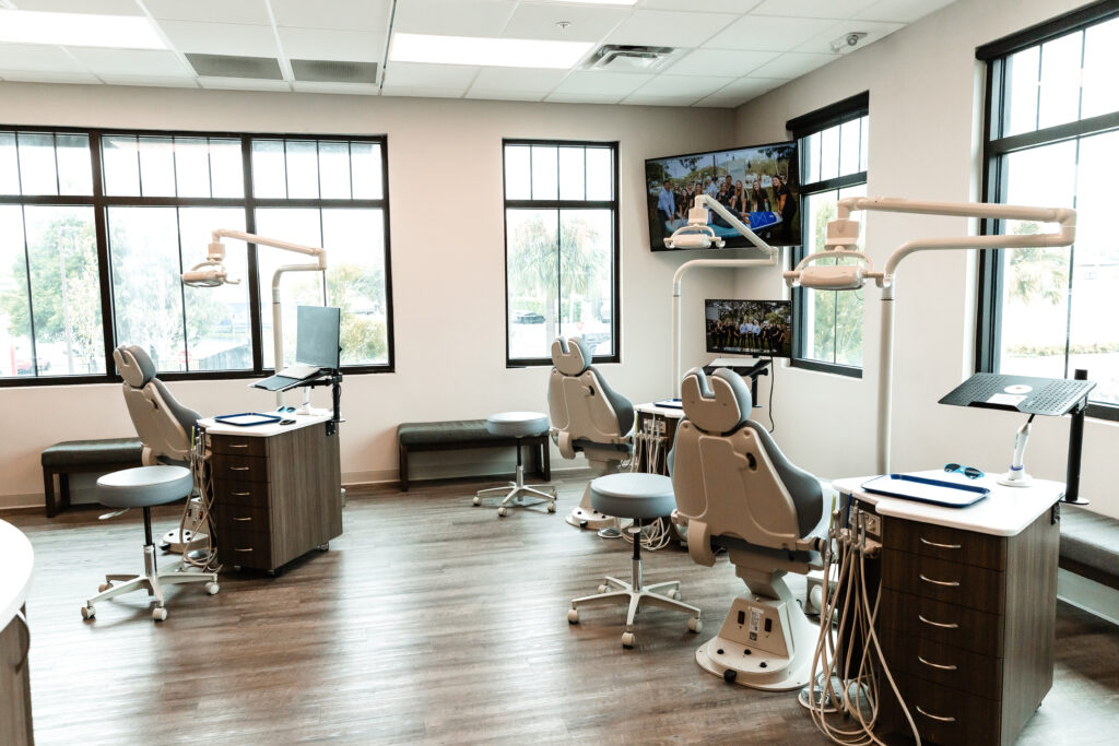 The interior of the south Tampa office